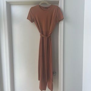 Zara burnt orange dress